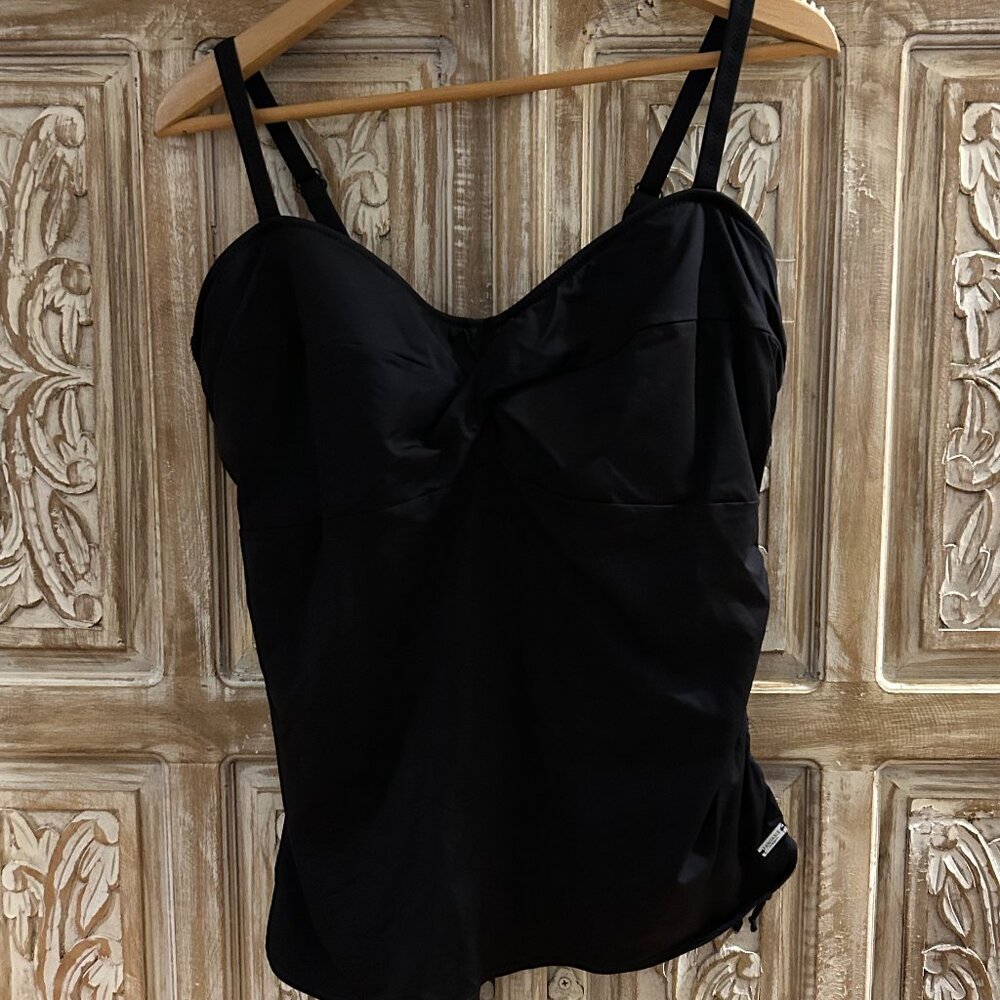 Fantasie Ottowa Underwire Tankini Twist Front Swimsuit Top US 38 E